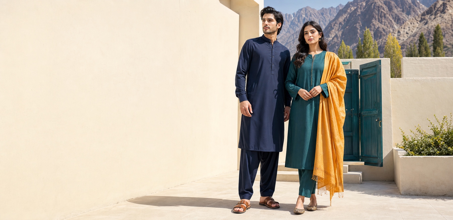 Modern Oqaab fashion in Pakistan
